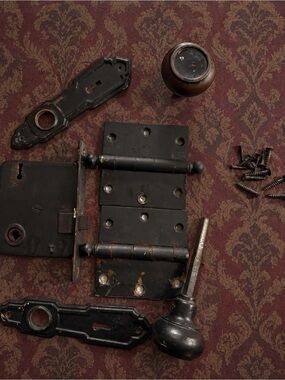 Antique Black and Brown Door Hardware Collection